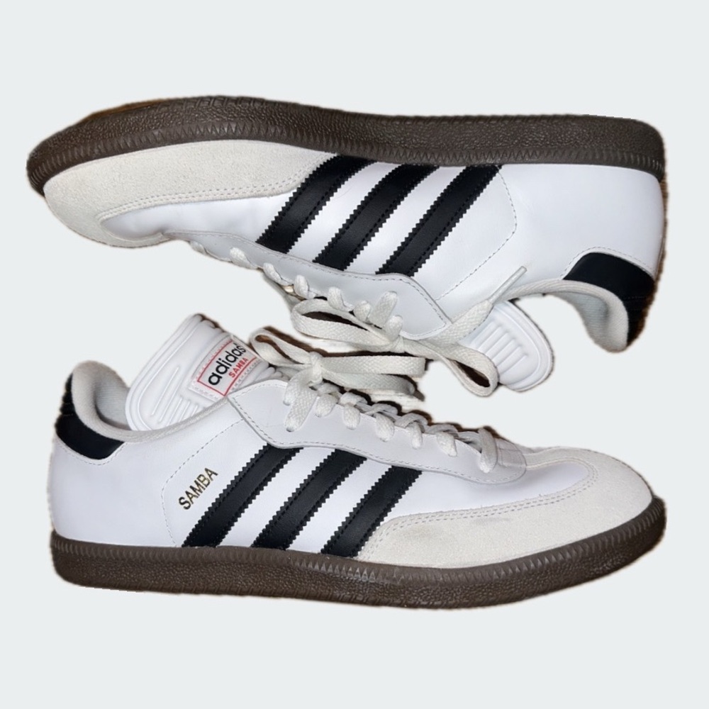 adidas Samba Sneakers White Black Gum - Picture 2 of 5